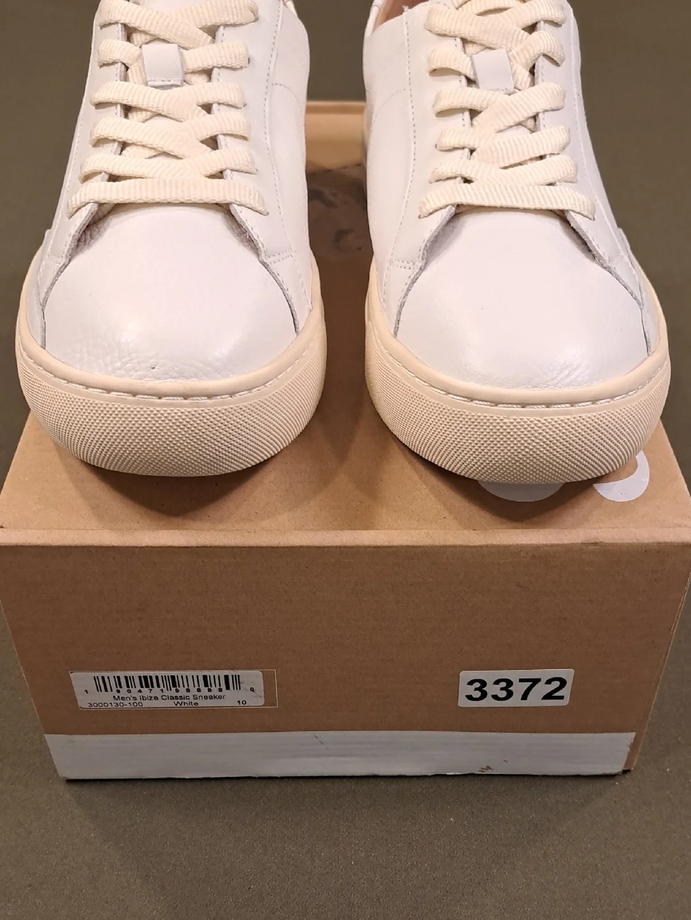 Soludos The Ibiza Classic Sneaker - Color: Oasis White - Size: Men 10